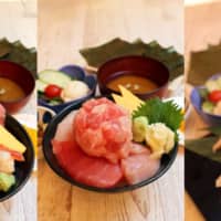 うみの駅 おさかなマート「七のや」の海鮮料理